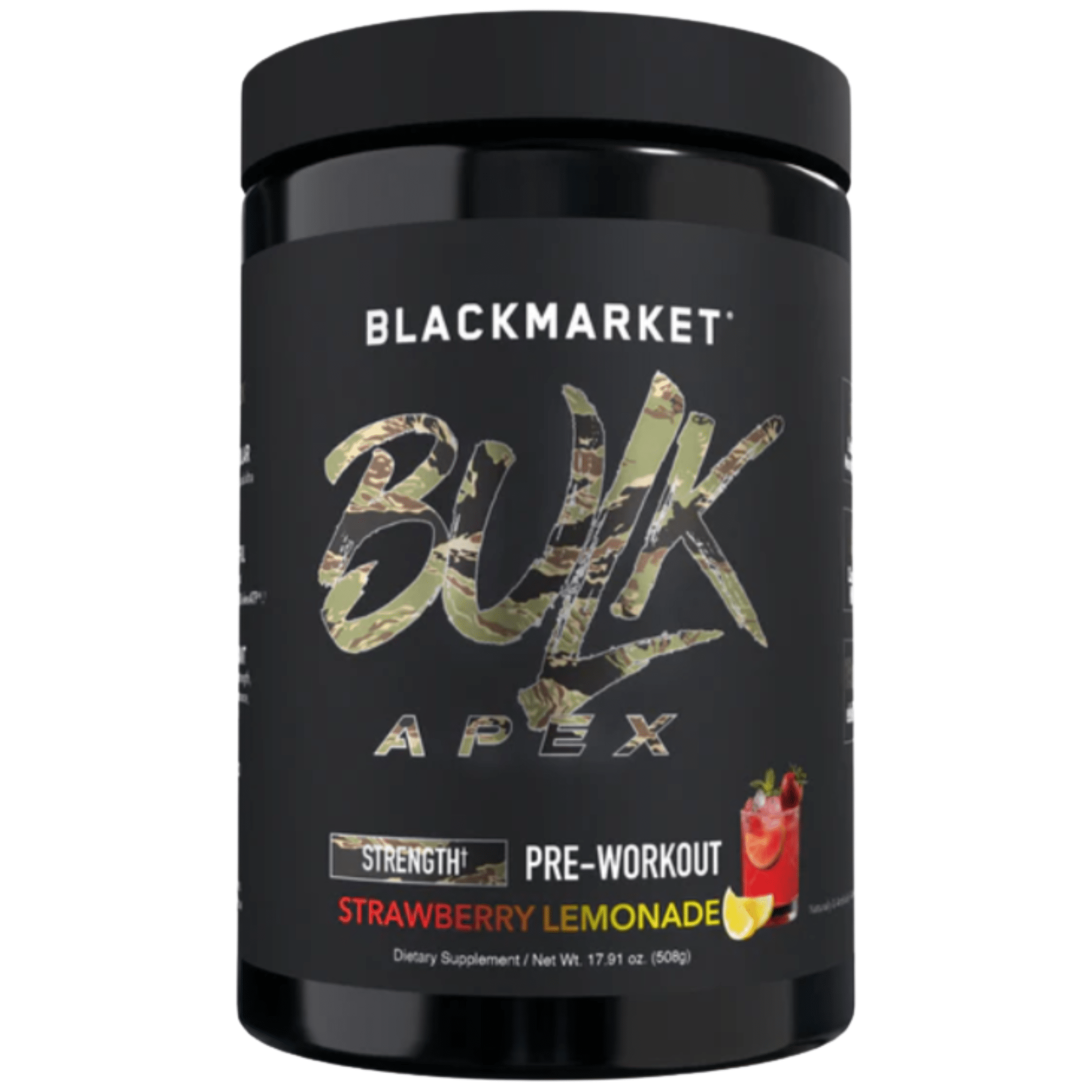 Black Market Labs BULK APEX Strength Pre-Workout | 400mg Caffeine, ElevATP®