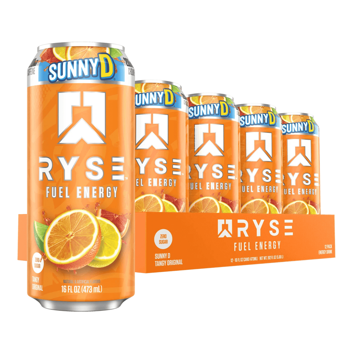 Ryse Energy, front of container
