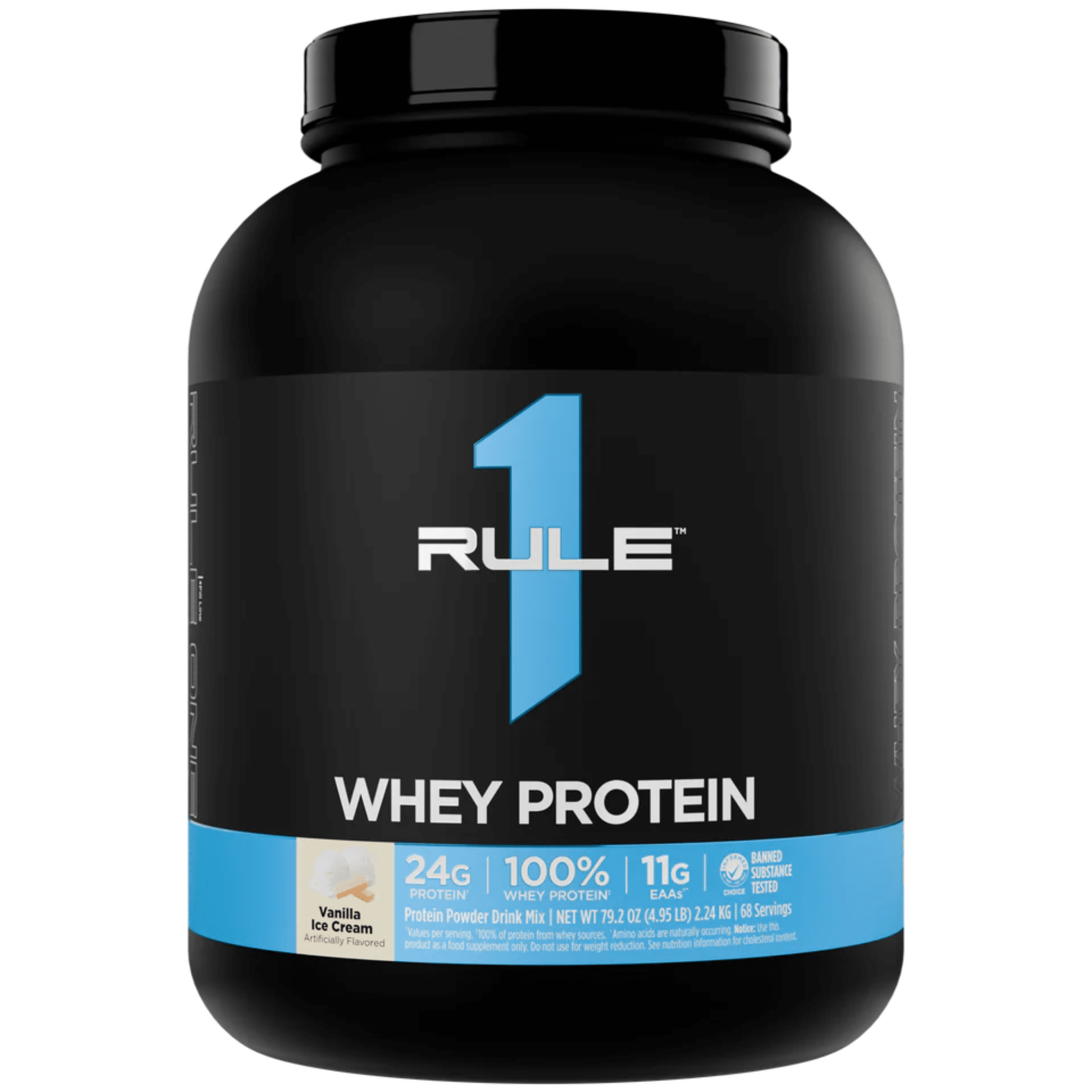 Rule 1 protein powder, 5lb size, Vanilla flavor