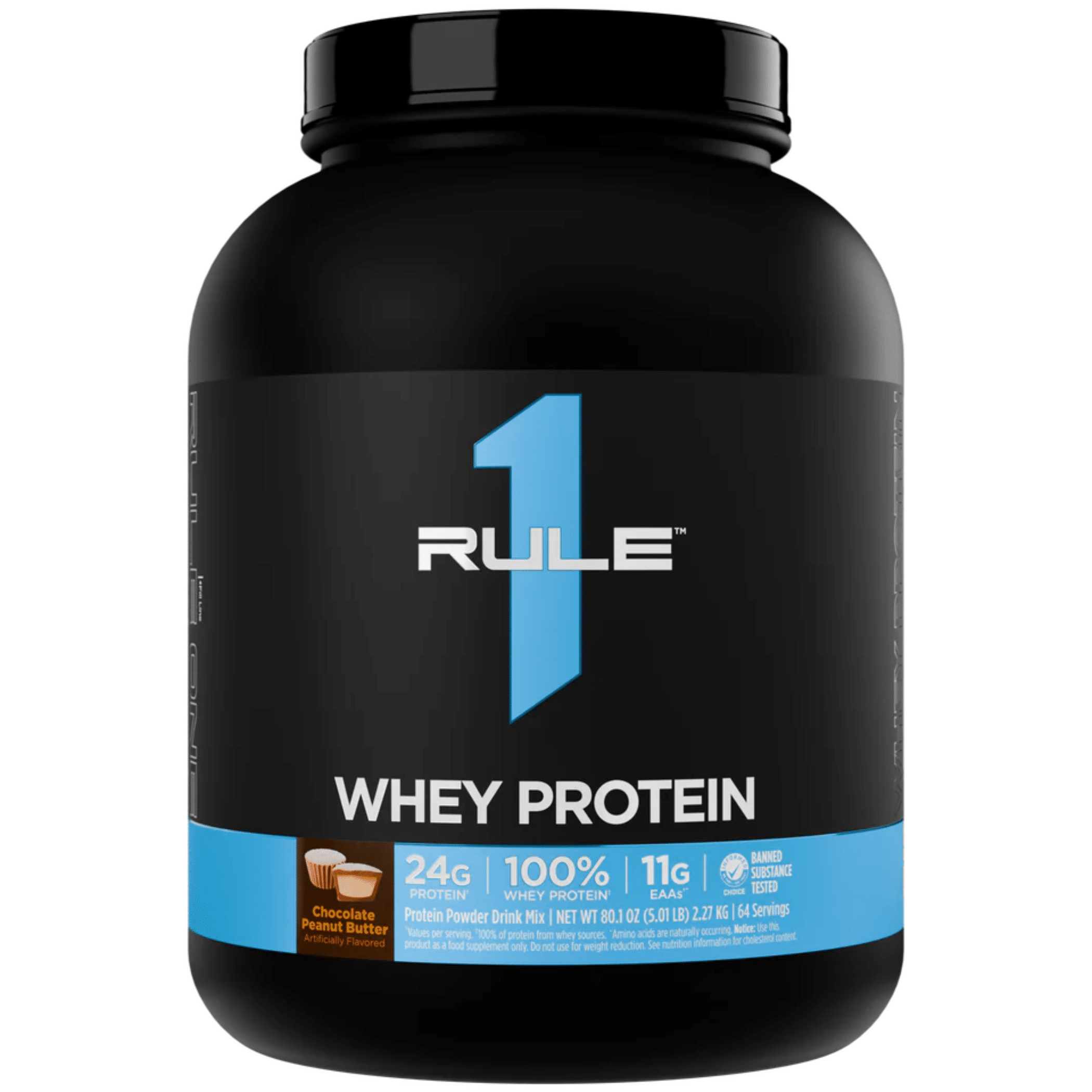 Rule 1 protein powder, 5lb size, Chocolate Peanut Butter flavor