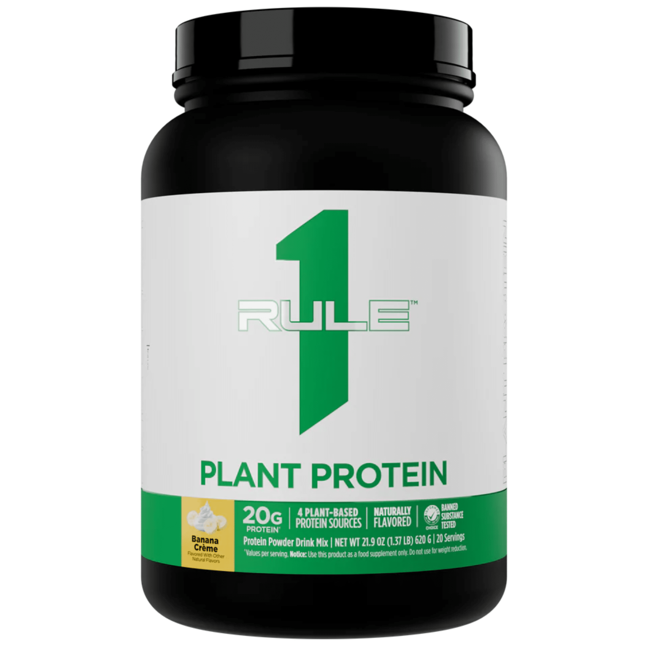 Rule One R1 Plant Protein, Frozen Banana flavor