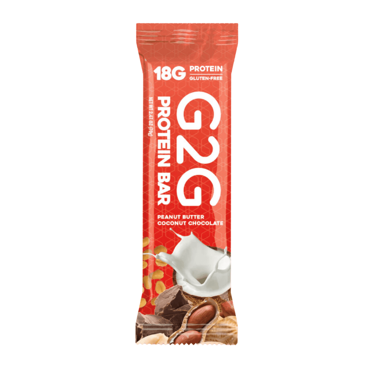 G2G Protein Bar — 18g Protein, Refrigerated Real Food, No Sugar Alcohols