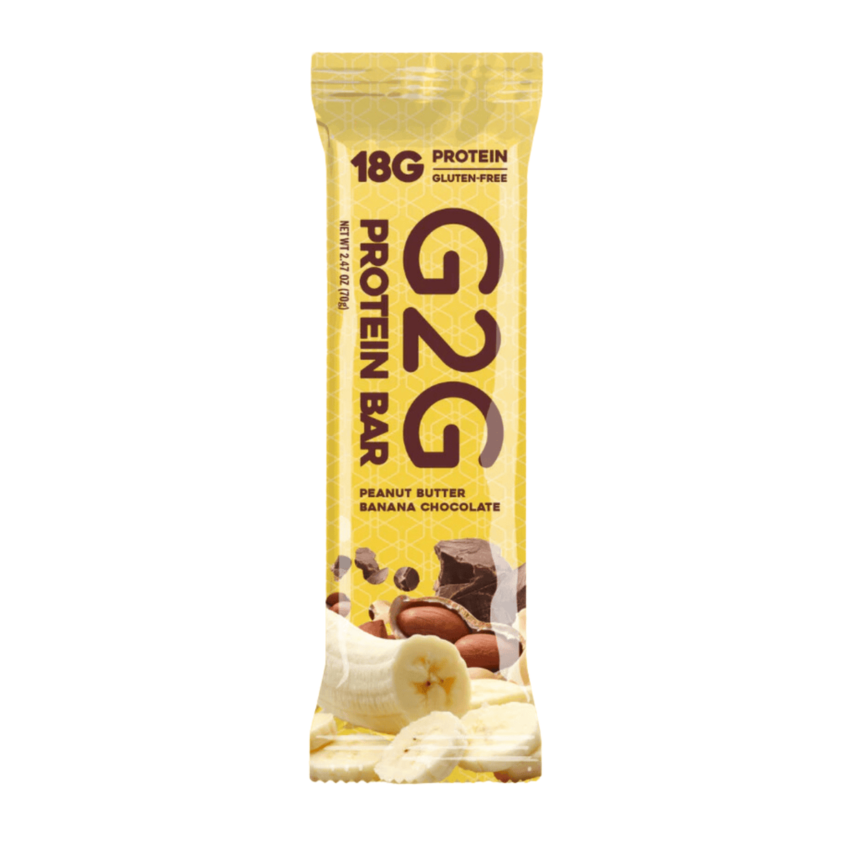 G2G Protein Bar, front of container