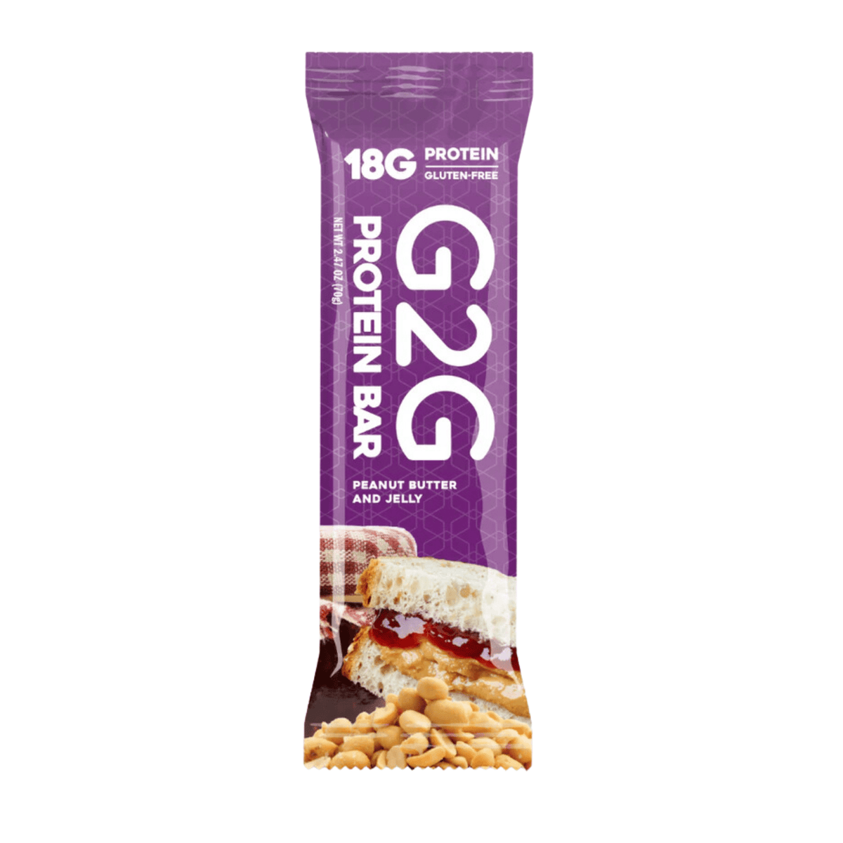 G2G Protein Bar — 18g Protein, Refrigerated Real Food, No Sugar Alcohols