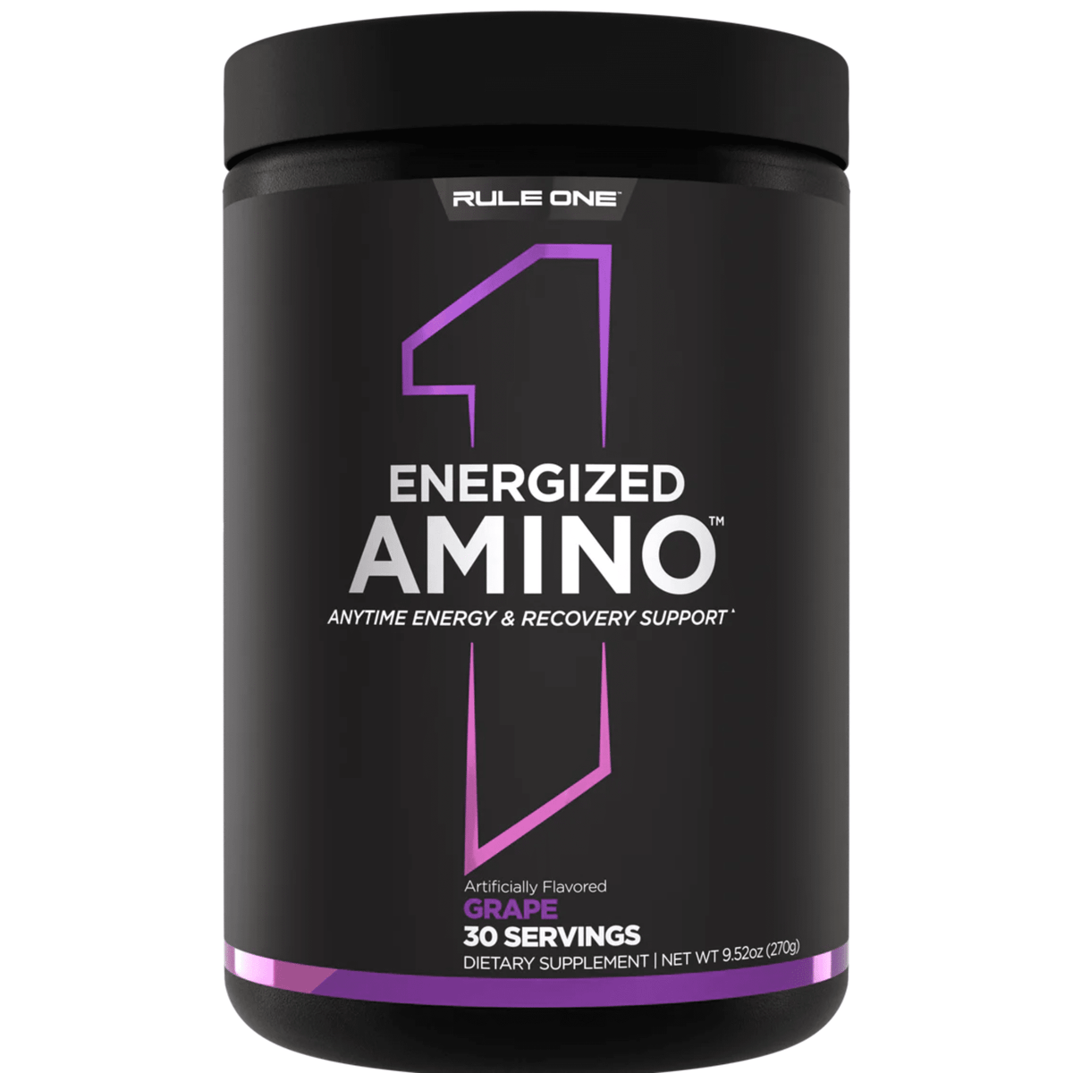 Rule One Energized Amino, Grape flavor