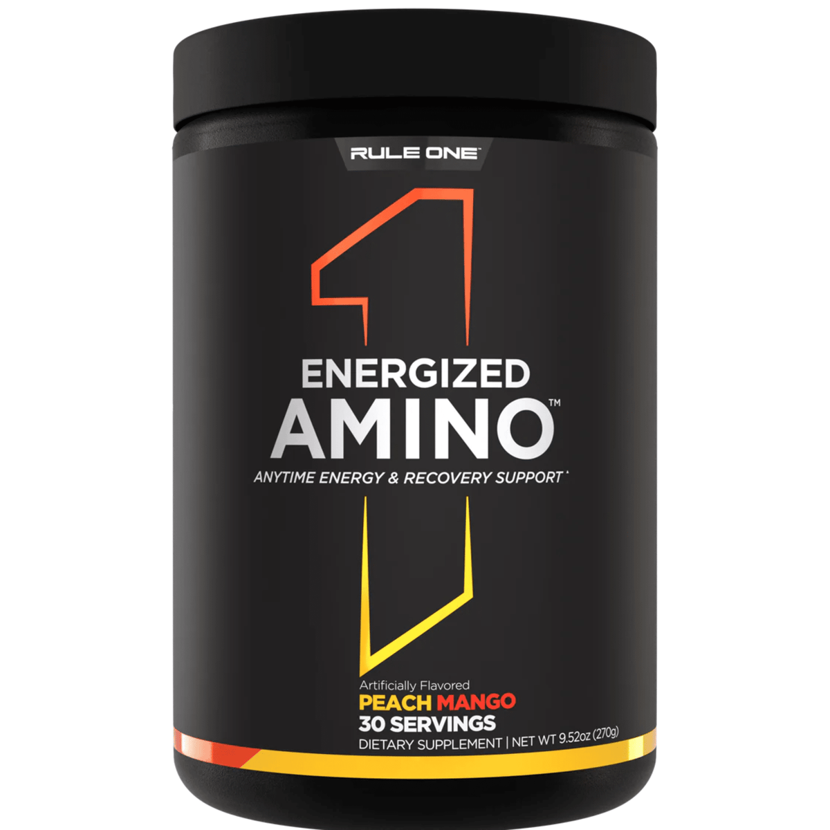 Rule One Energized Amino — 120mg Caffeine, Informed Choice Certified