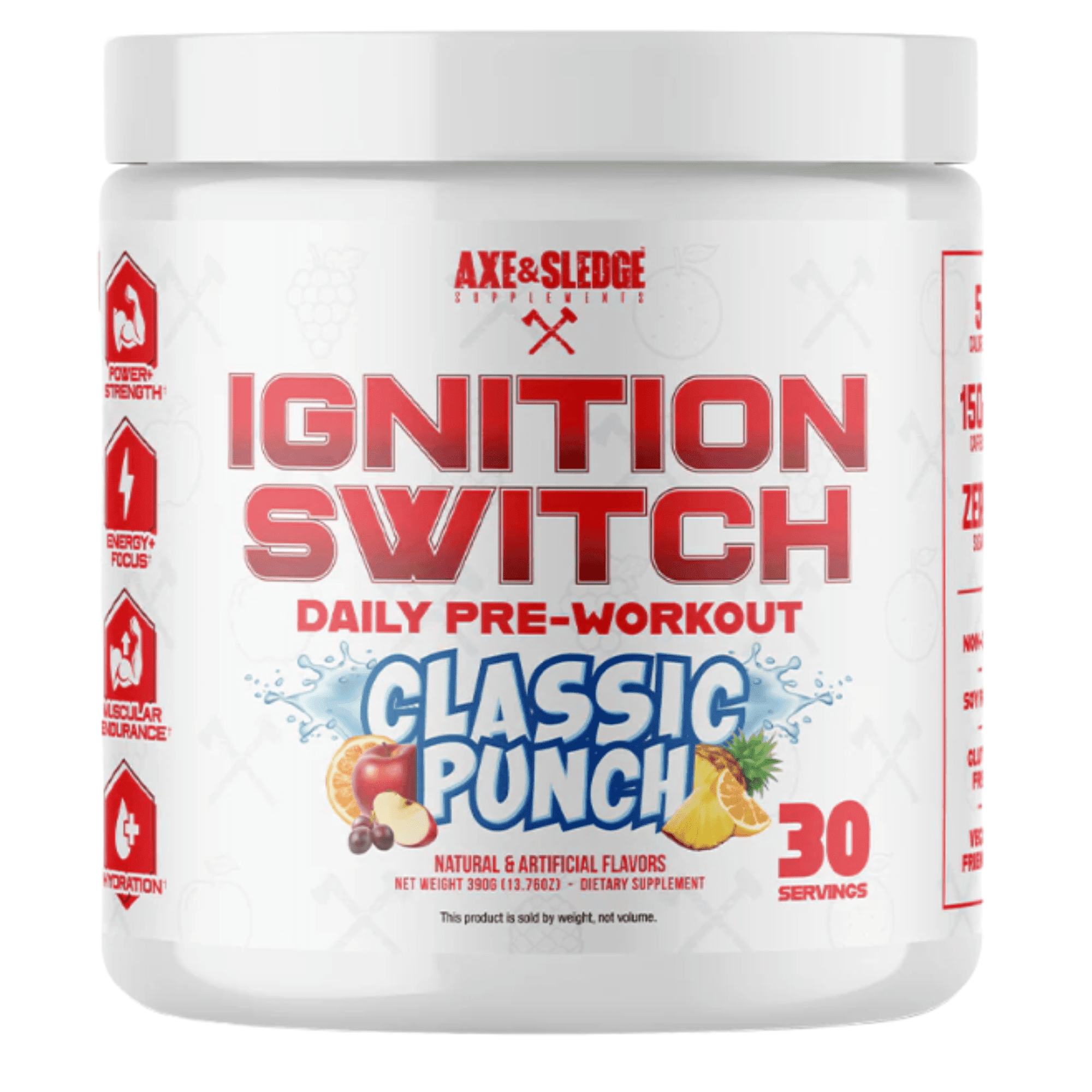 Axe & Sledge Ignition Switch Pre Workout