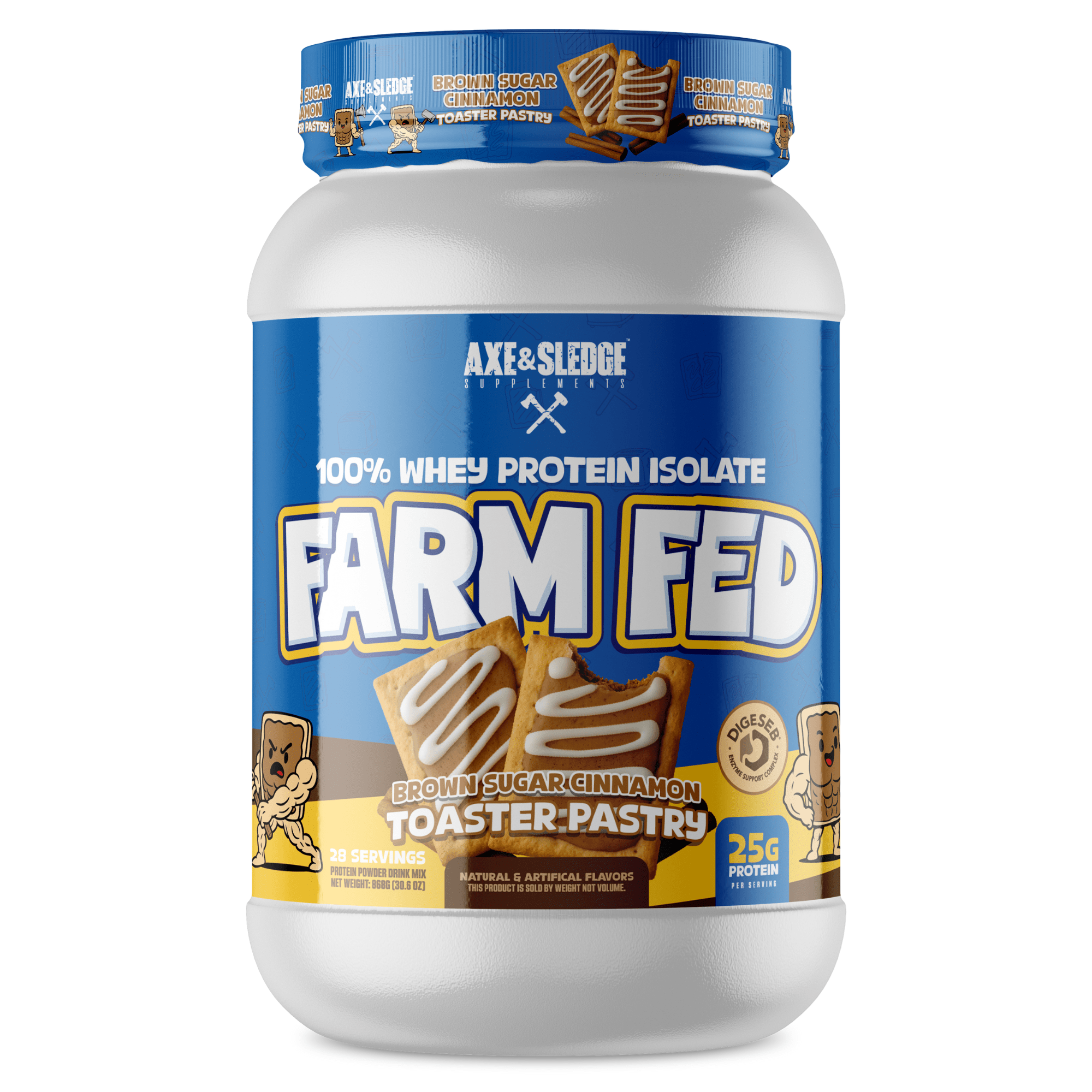 Axe & Sledge Farm Fed supplement facts panel