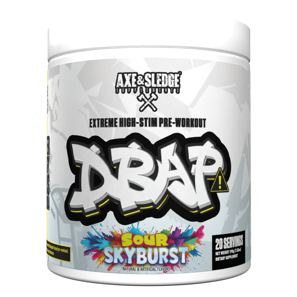 Axe & Sledge DBAP supplement facts panel