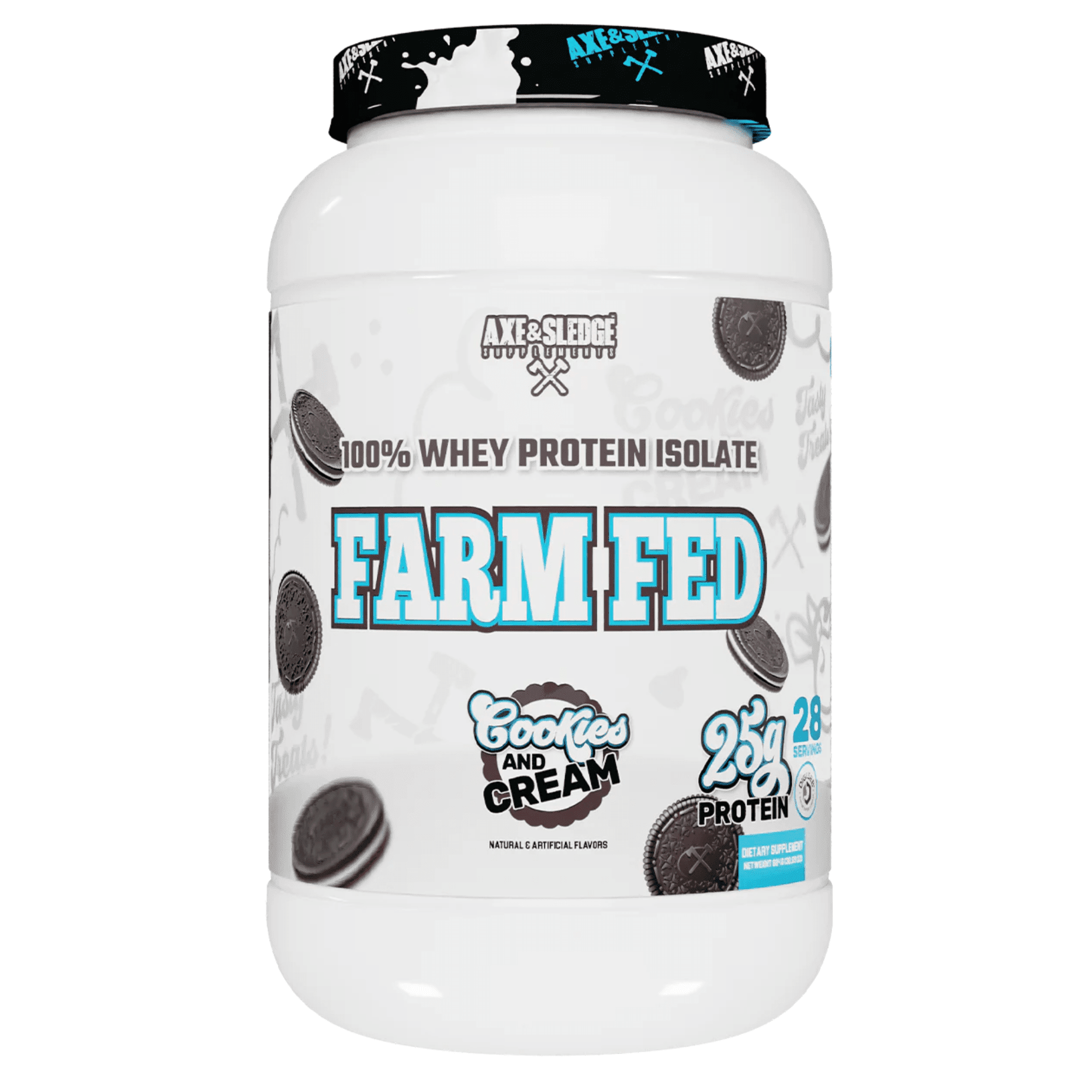 Axe & Sledge Farm Fed supplement facts panel