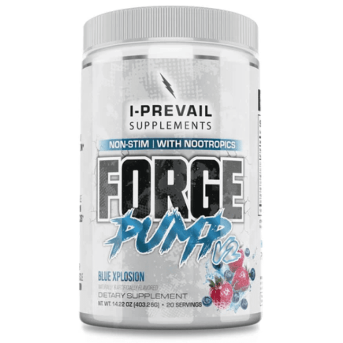 I-Prevail Forge Pump V2 supplement facts panel