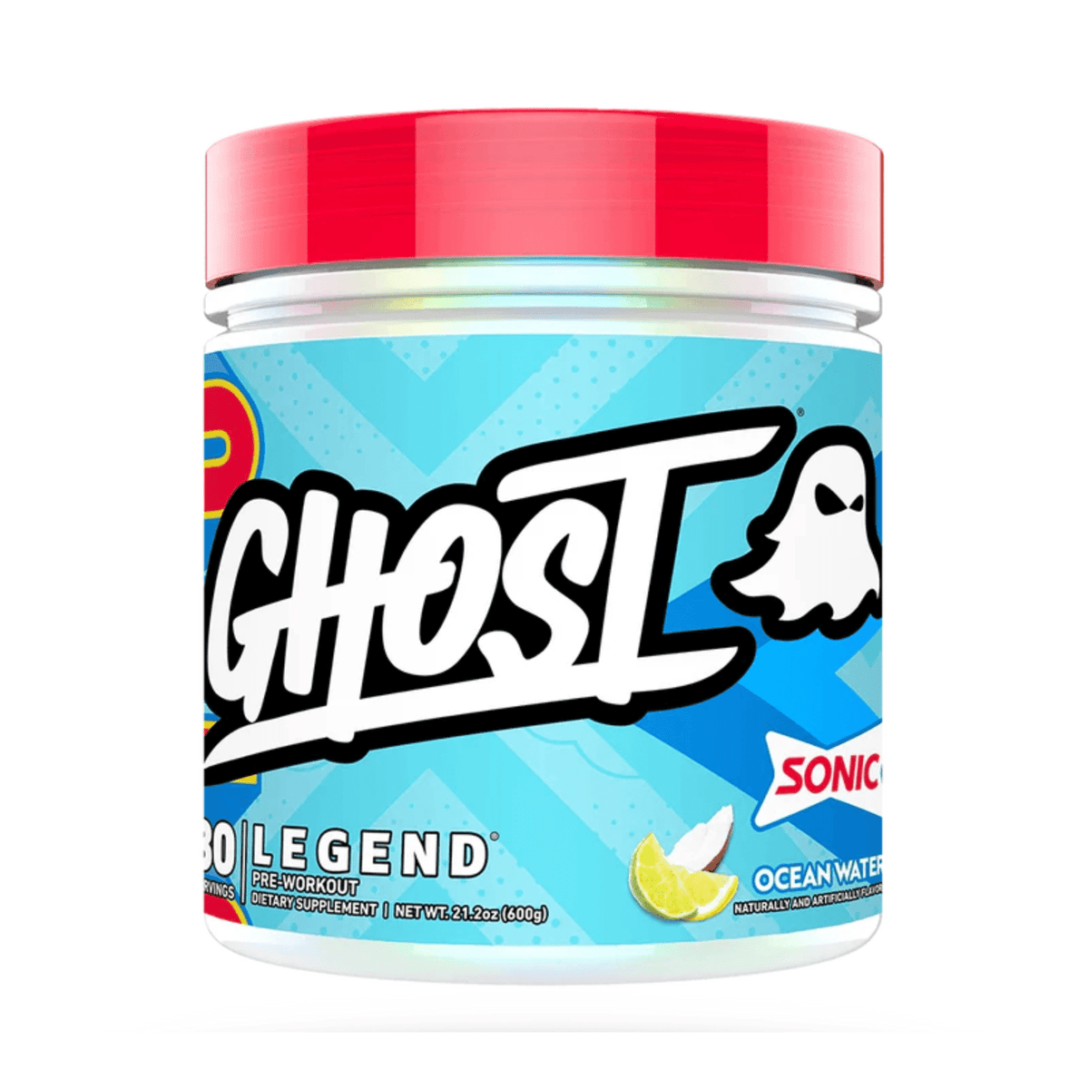 GHOST Legend Pre-Workout, Ocean Water flavor