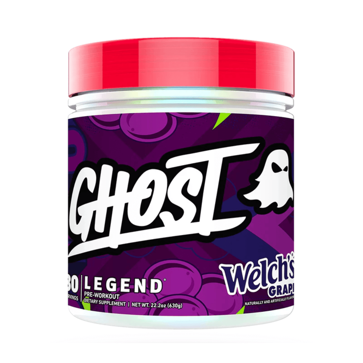 GHOST Legend Pre-Workout, Welch's Grape flavor