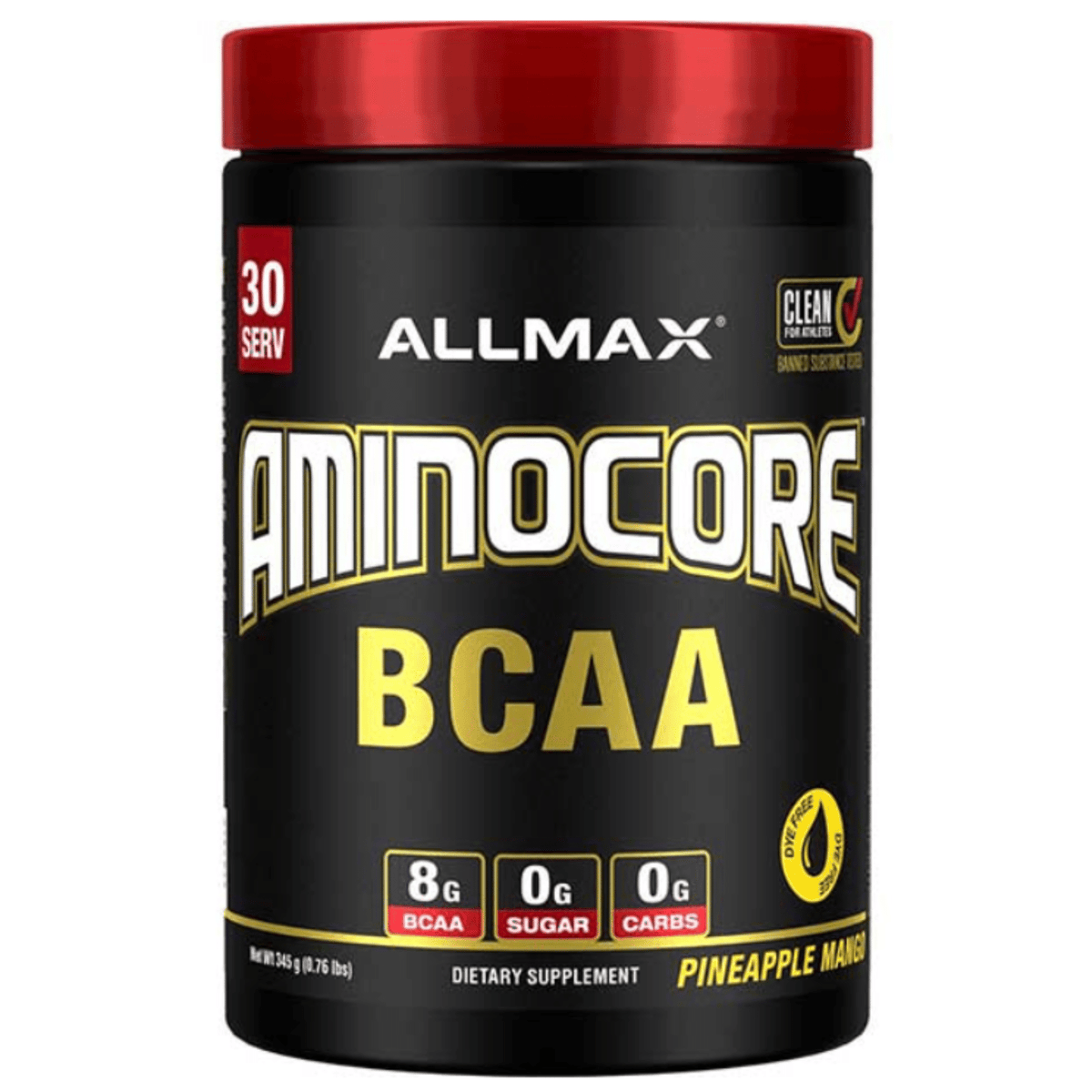 Allmax AminoCore, 30 Serving size, Pineapple Mango flavor