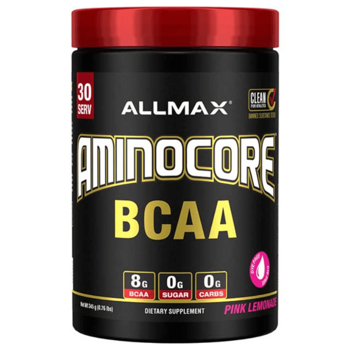 Allmax AminoCore, 30 Serving size, Pink Lemonade flavor
