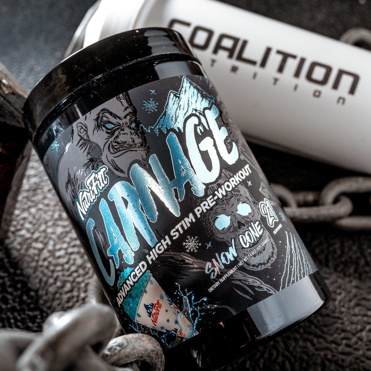 Nutrifitt Carnage High stim pre workout Coalition Nutrition