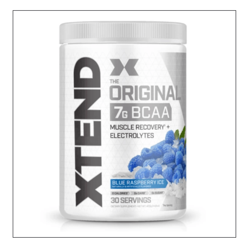 Scivation Xtend amino acid powder, 30 Serving size, Blue Razz flavor