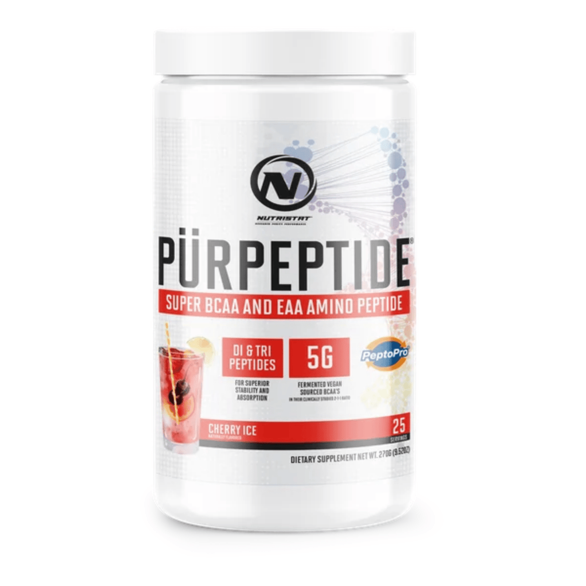Nutristat PÜRPEPTIDE – PeptoPro® Peptide + BCAA Intra-Workout Amino Acids