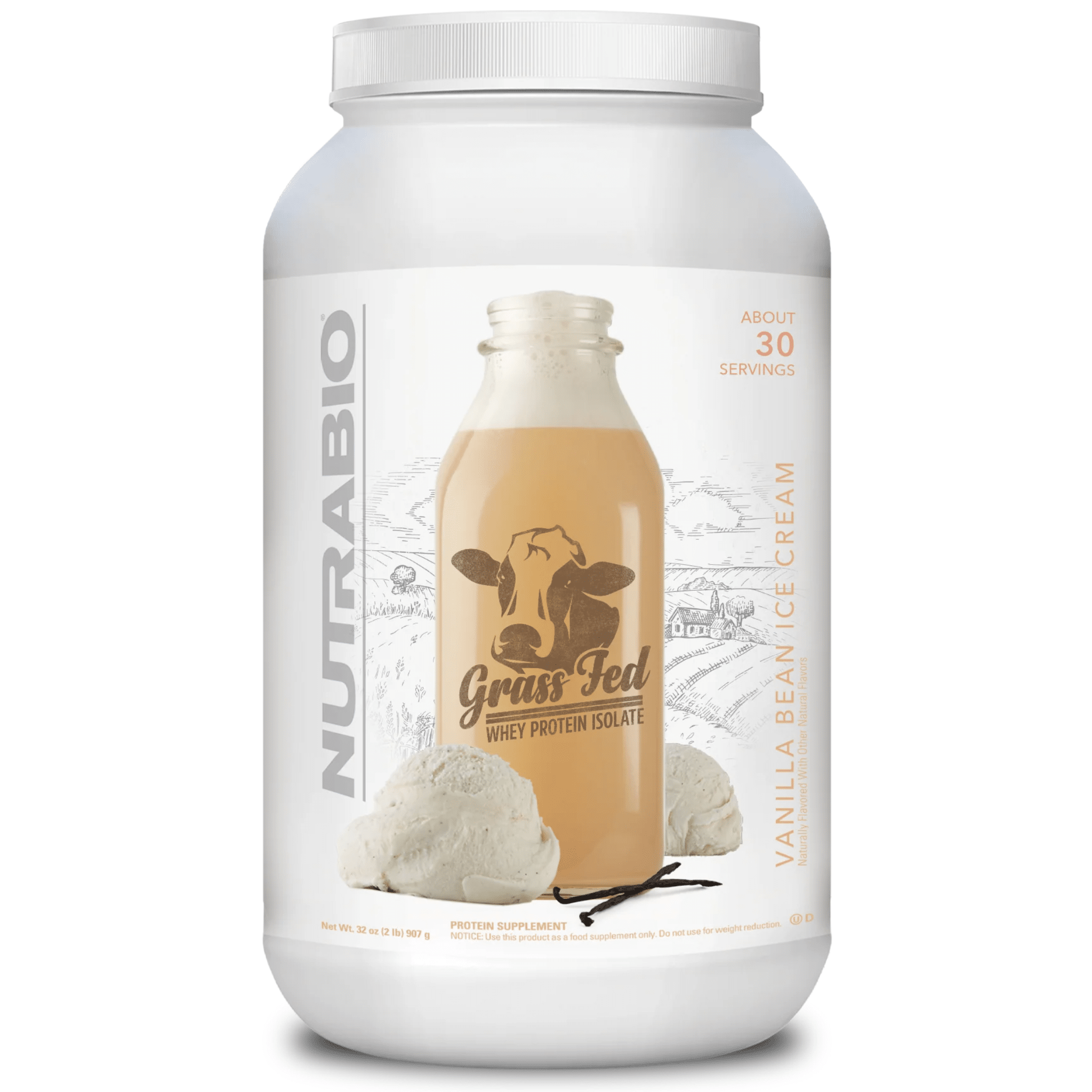 Nutra Bio Grass Fed Whey Isolate