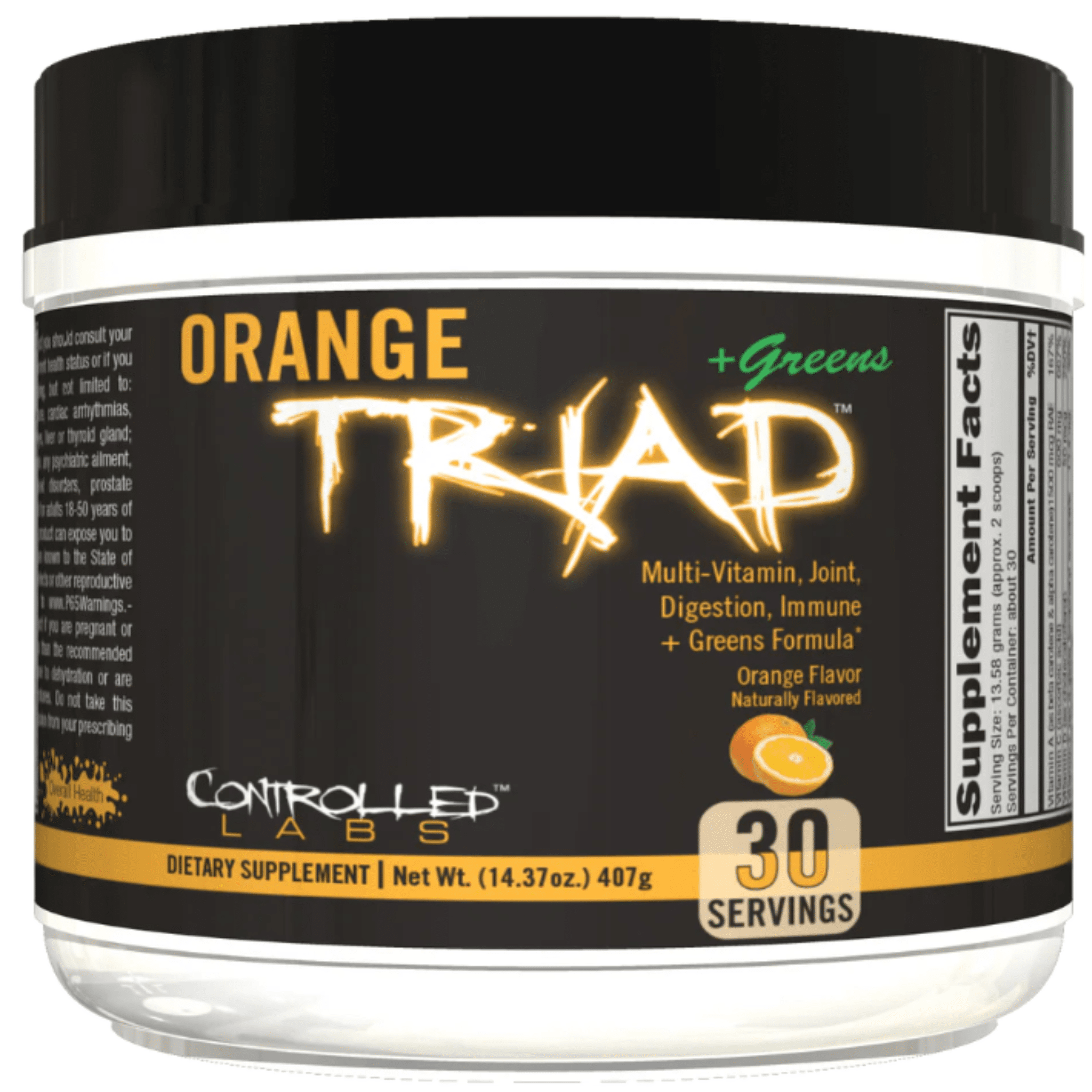 Controlled Labs Orange Triad Powder + Greens