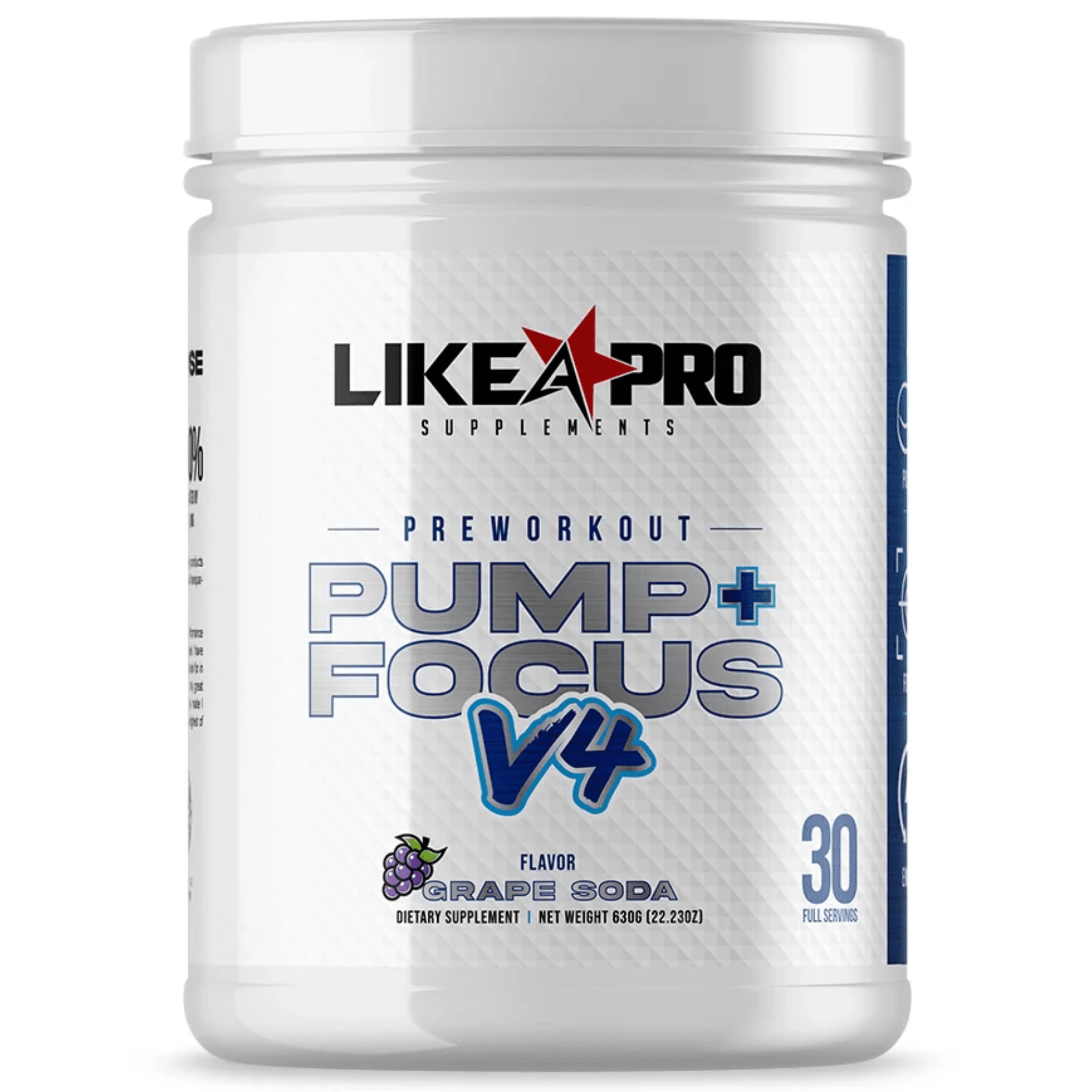 Like A Pro Supplements Preworkout Pump & Focus V4