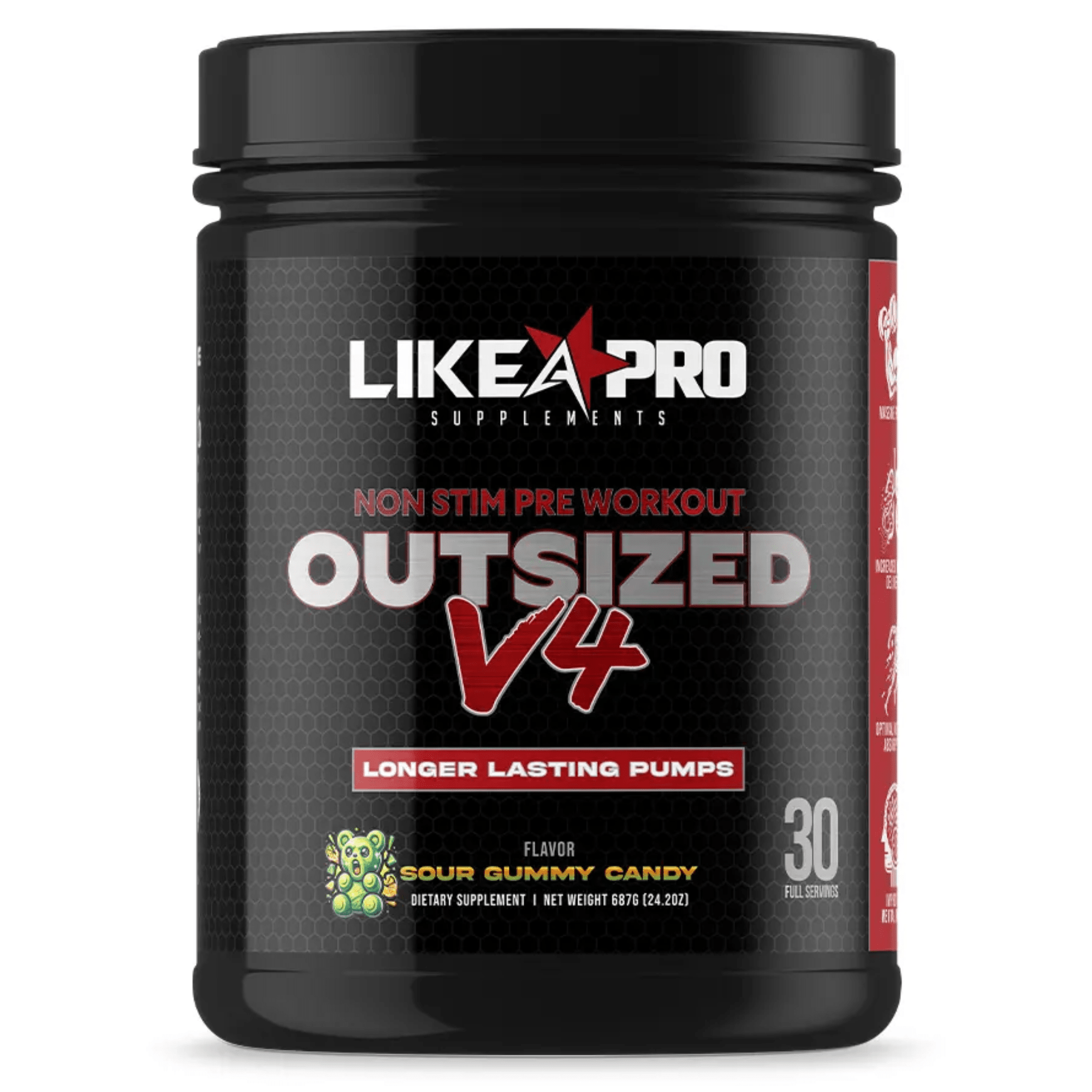 Like A Pro Supplements Outsized V4