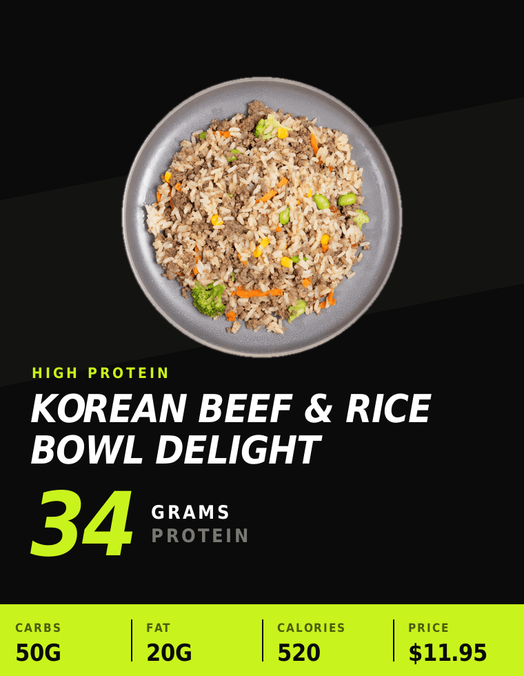 Korean Beef & Rice Bowl Delight
