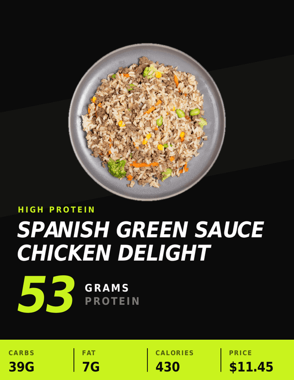 Spanish Green Sauce Chicken Delight
