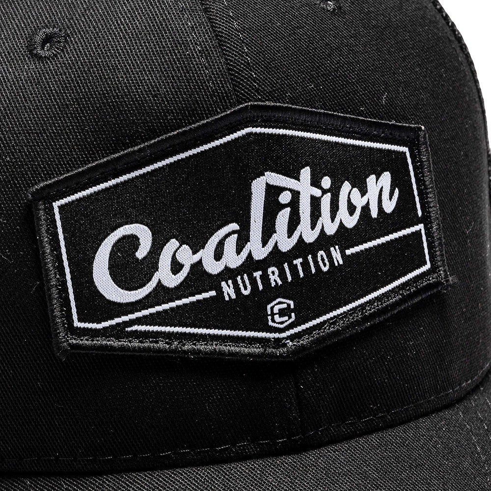 Coalition Nutrition USA Made Trucker Hat Black