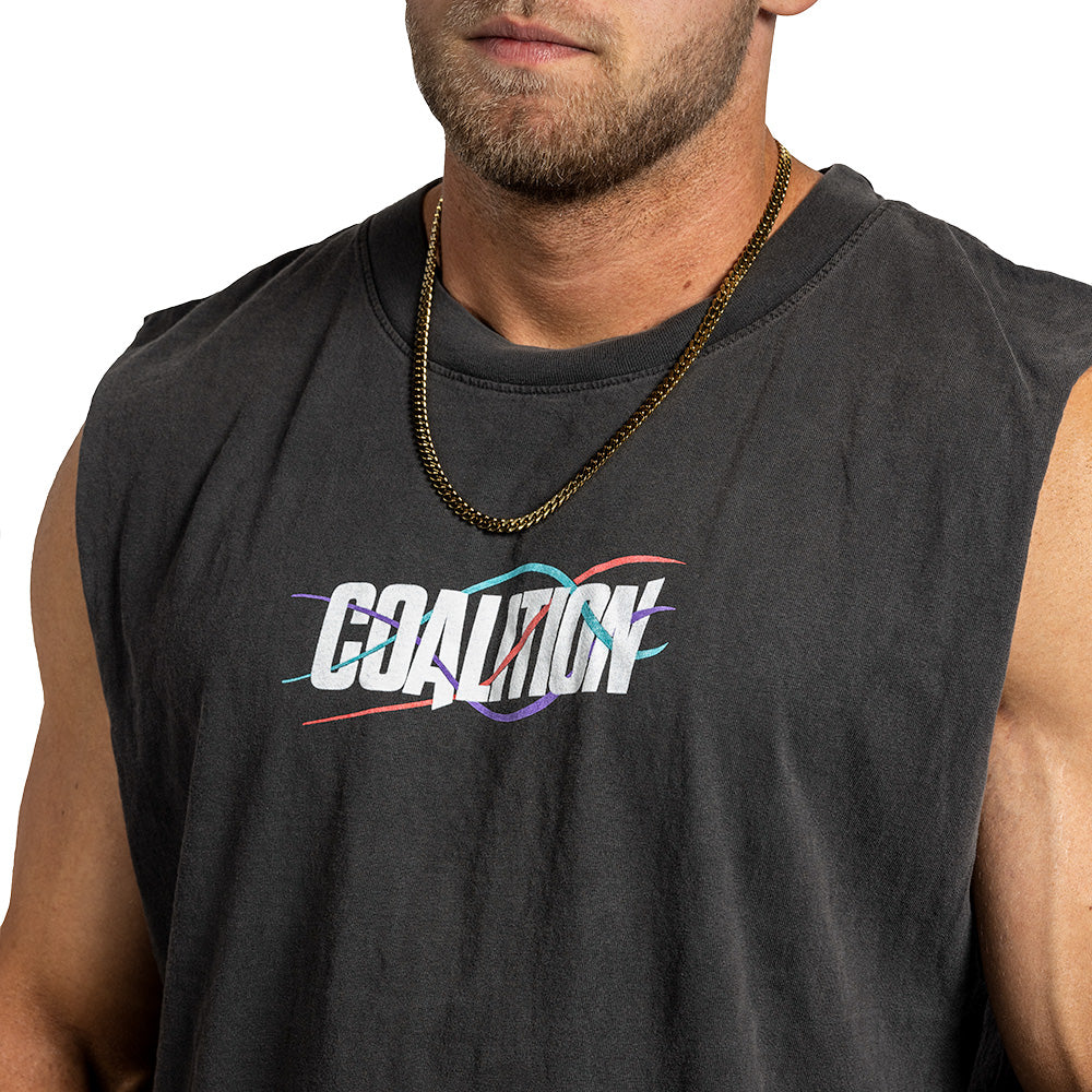 Coalition Nutrition Heavyweight Cutoff Black