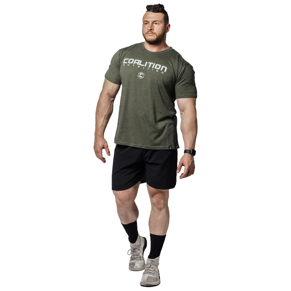 Coalition Nutrition Premium Logo Tee - Army