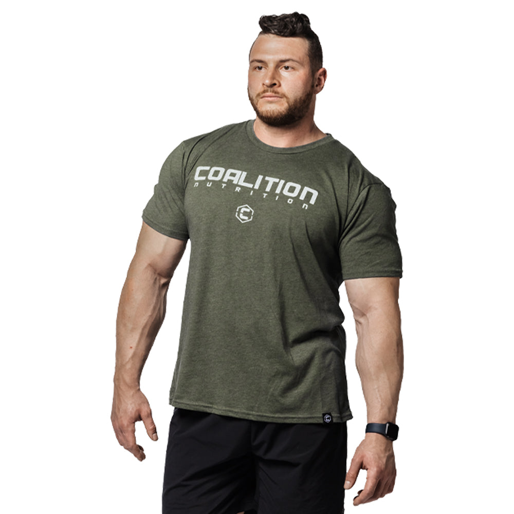 Coalition Nutrition Premium Logo Tee - Army