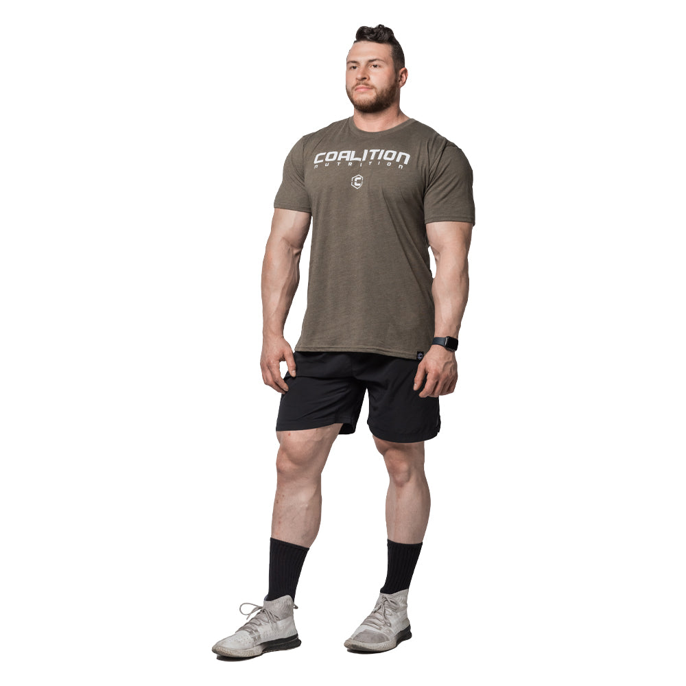 Coalition Nutrition Premium Logo Tee - Mocha