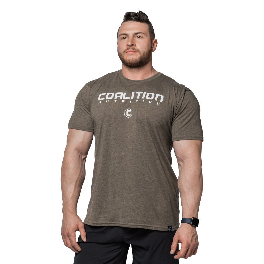 Coalition Nutrition Premium Logo Tee - Mocha