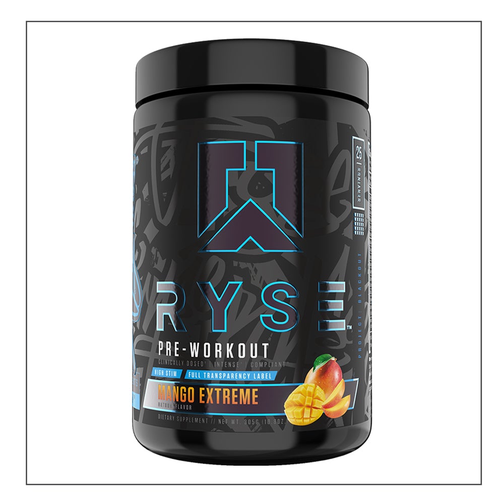 RYSE Project Blackout Pre Workout Mango Extreme Flavor Coalition Nutrition