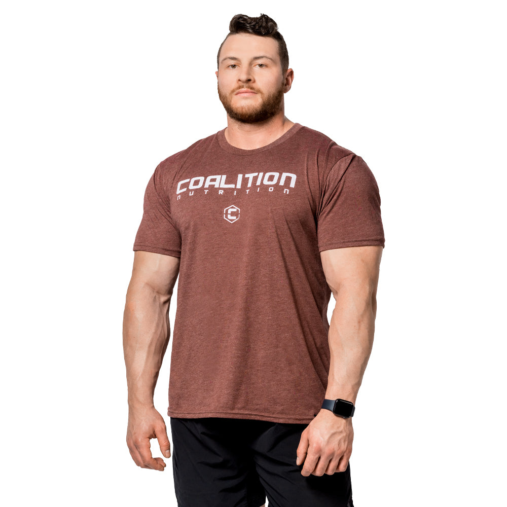 Coalition Nutrition Premium Logo Tee - Burgundy