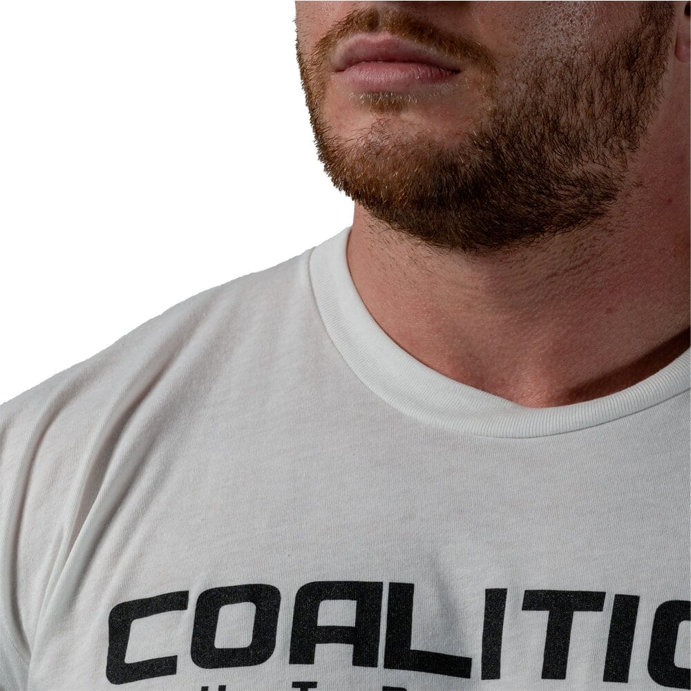 Detail Coalition Nutrition Premium Black Logo Tee - White