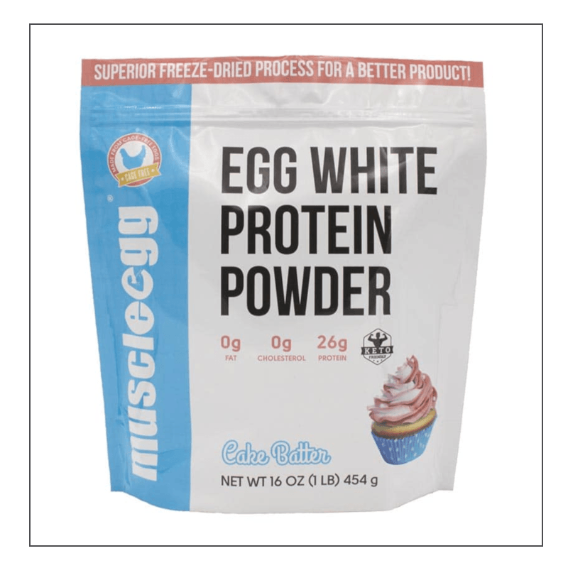 Cake Batter Muscle Egg, Egg White Protein Powder Coalition Nutrition 