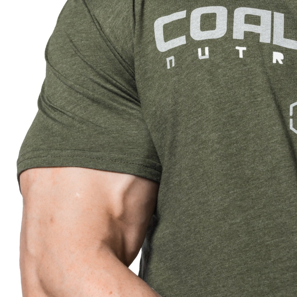 Coalition Nutrition Premium Logo Tee - Army