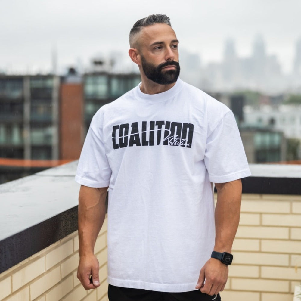 Coalition Nutrition Oversized Inspire Tee - White