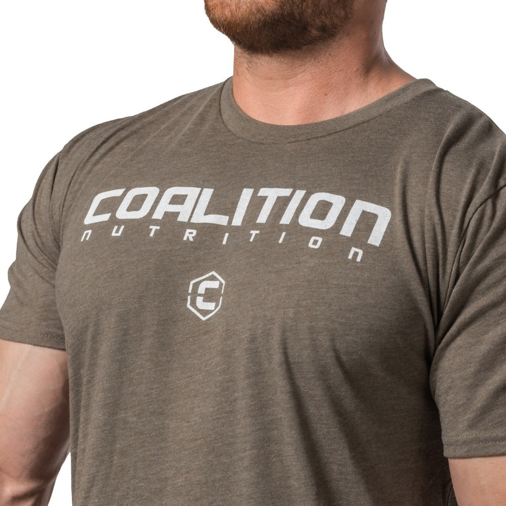 Coalition Nutrition Premium Logo Tee - Mocha